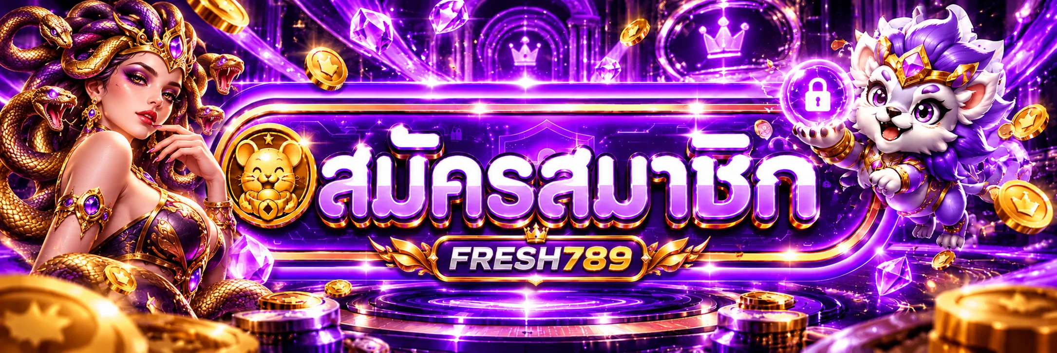 หน้าเข้าสู่ระบบสมาชิก FRESH789